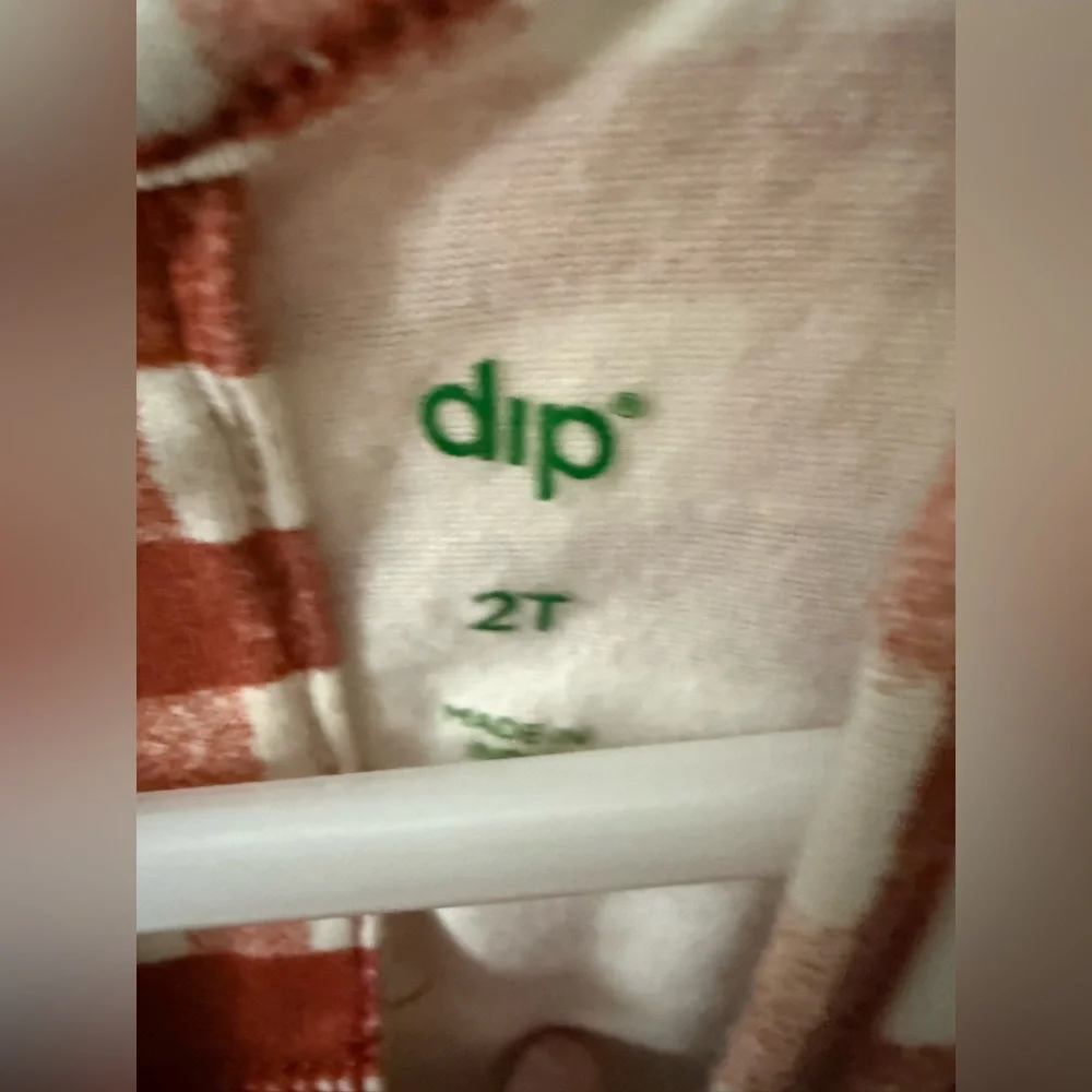 Dip 2T Checkered Dress Red and White